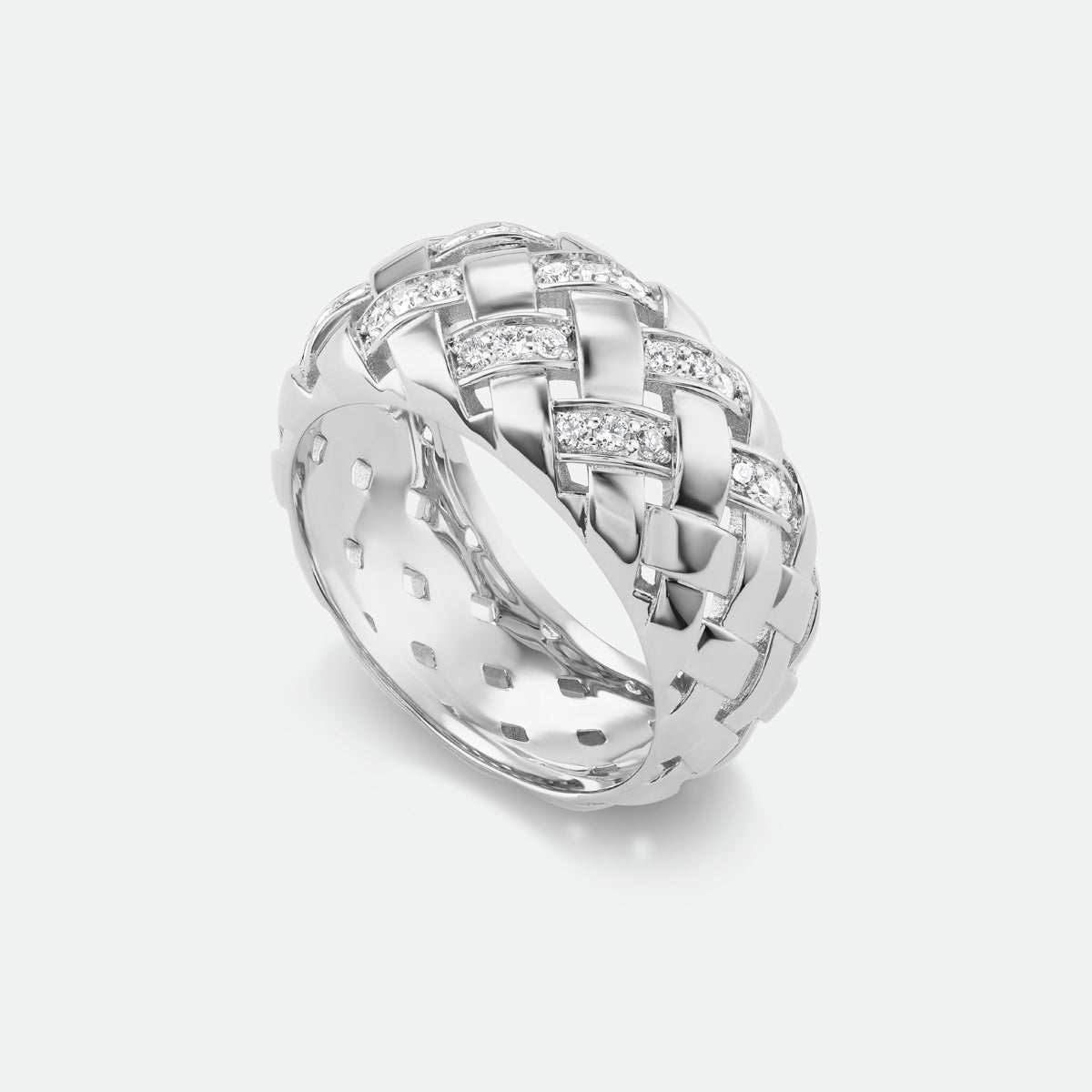 Woven Band 02, Pave