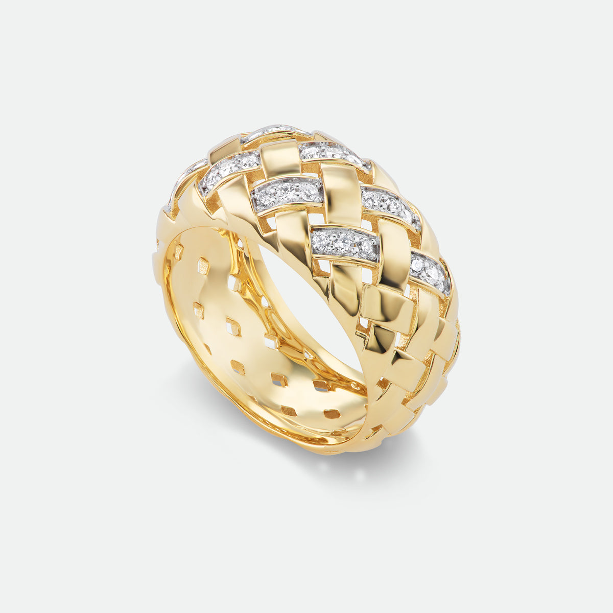 Woven Band 02, Pave