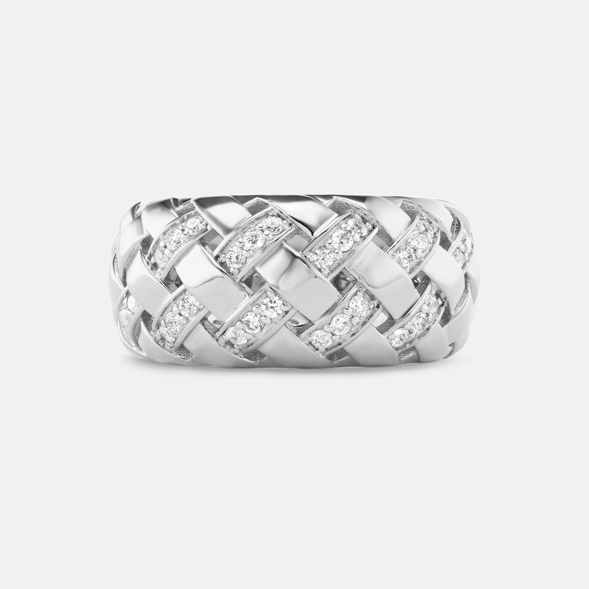 Woven Band 02, Pave