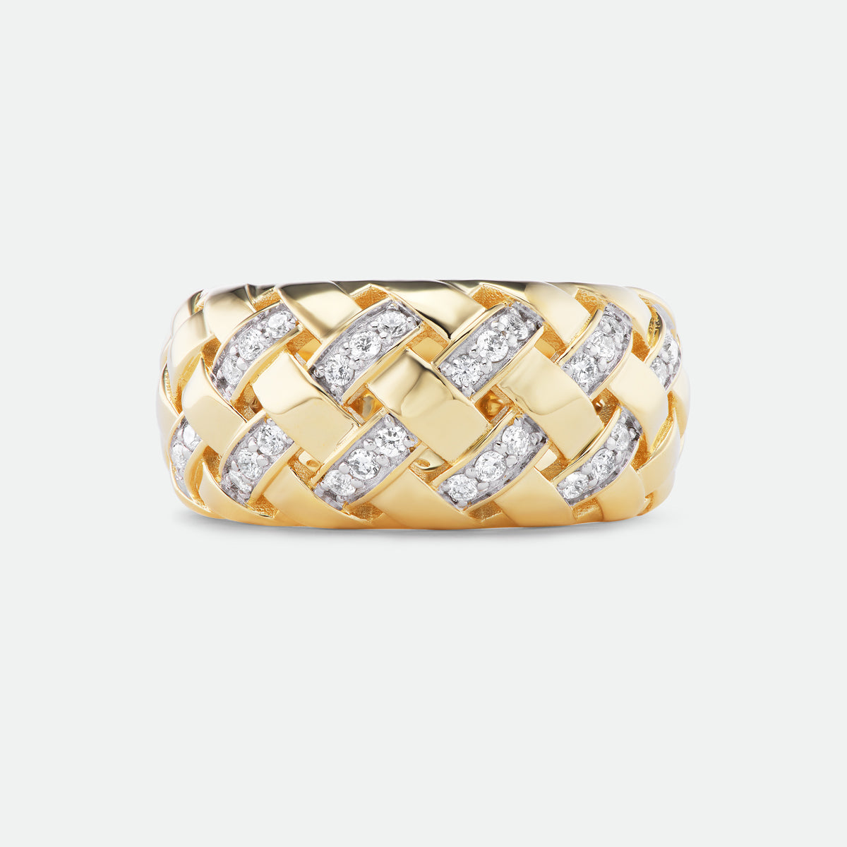 Woven Band 02, Pave