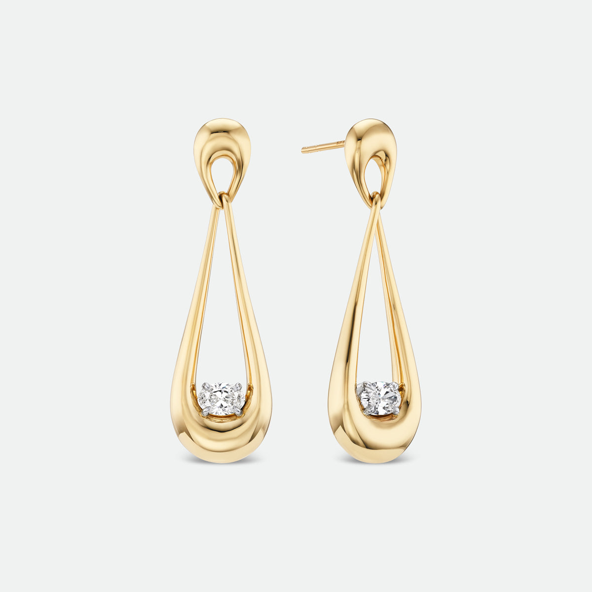 Varena Elongated Swing Earrings