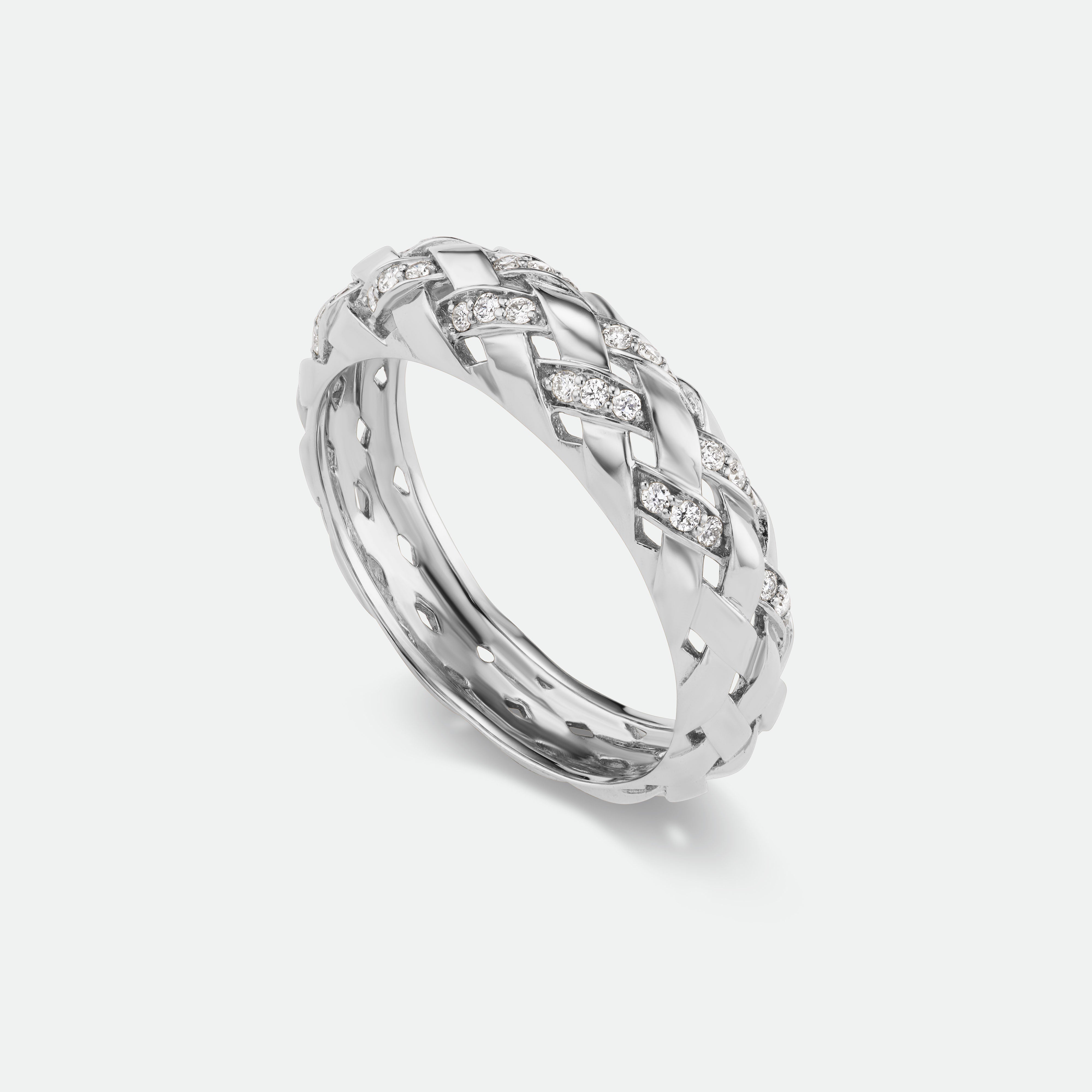 Woven Band 01, Pave